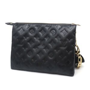 Louis Vuitton Bag Coussin Black Lamb Leather Shoulder Monogram
